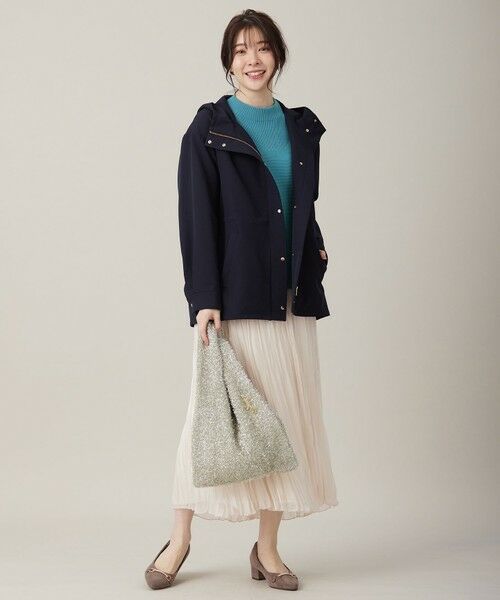 S size ONWARD(小さいサイズ) / エスサイズオンワード その他アウター | 【撥水・UVカット・洗える】フーデットハーフ コート | 詳細18