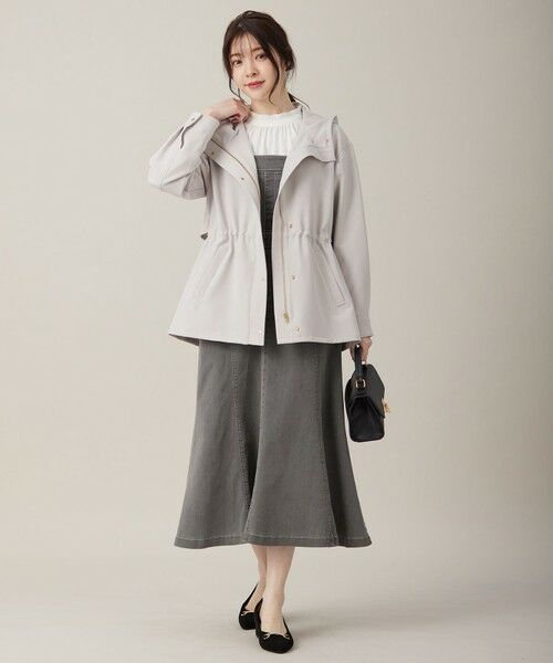 S size ONWARD(小さいサイズ) / エスサイズオンワード その他アウター | 【撥水・UVカット・洗える】フーデットハーフ コート | 詳細21