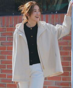 S size ONWARD(小さいサイズ) / エスサイズオンワード その他アウター | 【VERY3月号掲載/撥水加工】ライトツイル フーディーアウター