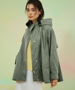 S size ONWARD(小さいサイズ) / エスサイズオンワード その他アウター | 【VERY3月号掲載/撥水加工】ライトツイル フーディーアウター