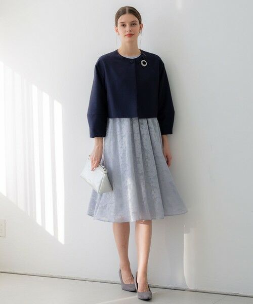 S size ONWARD(小さいサイズ) / エスサイズオンワード ノーカラージャケット | 【APPLAUDIR】トリアセシャンタン ジャケット | 詳細16