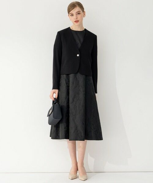 S size ONWARD(小さいサイズ) / エスサイズオンワード ノーカラージャケット | 【APPLAUDIR】クリアジョーゼット 3WAYコンパクトジャケット | 詳細19