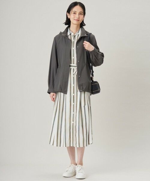 S size ONWARD(小さいサイズ) / エスサイズオンワード ブルゾン | 【カタログ掲載・撥水加工・洗える】コットンナイロンタッサー ブルゾン | 詳細2