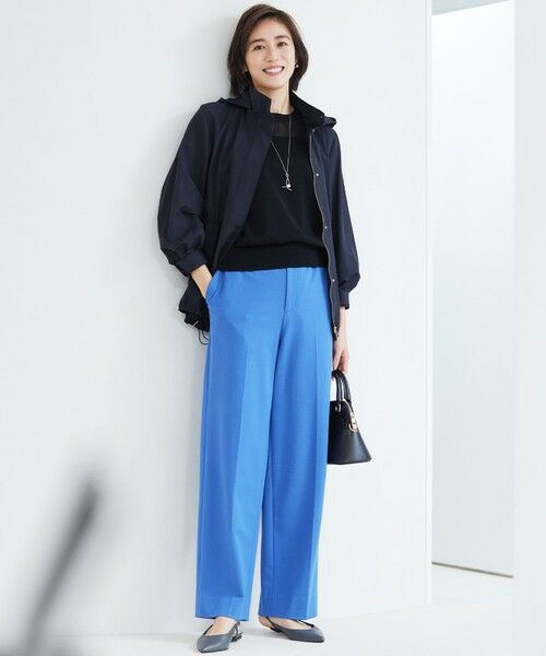 S size ONWARD(小さいサイズ) / エスサイズオンワード ブルゾン | 【カタログ掲載・撥水加工・洗える】コットンナイロンタッサー ブルゾン | 詳細22