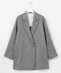 S size ONWARD(小さいサイズ) / エスサイズオンワード テーラードジャケット | 【洗える】ライトネップツイルジャケット コート