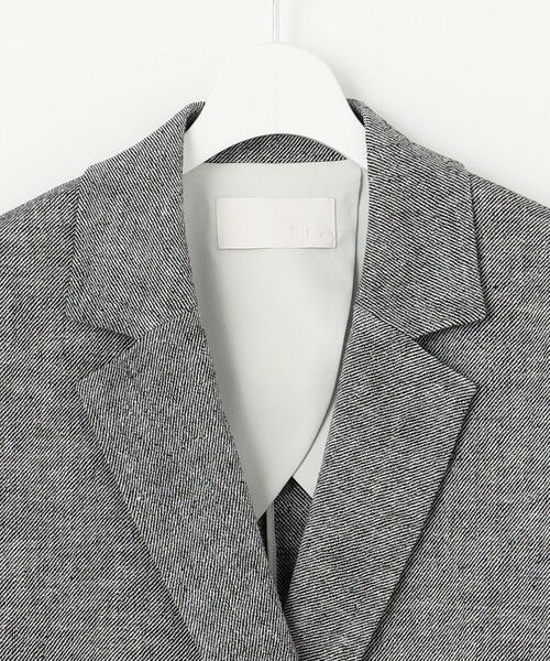 S size ONWARD(小さいサイズ) / エスサイズオンワード テーラードジャケット | 【洗える】ライトネップツイルジャケット コート | 詳細4