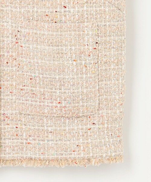 S size ONWARD(小さいサイズ) / エスサイズオンワード ノーカラージャケット | GIOLICAファンシーツイード ジャケット | 詳細5