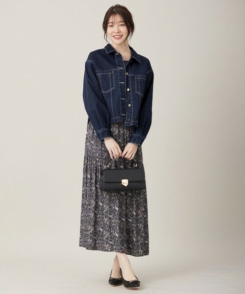 S size ONWARD(小さいサイズ) / エスサイズオンワード Gジャン・デニムジャケット | 【洗える】ストレッチライトデニム ジャケット | 詳細3