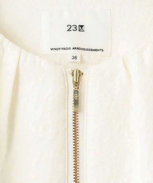 S size ONWARD(小さいサイズ) / エスサイズオンワード ブルゾン | 【洗える】ジオメトリックジャカード ブルゾン | 詳細6