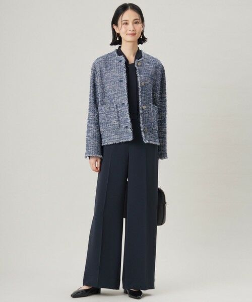 S size ONWARD(小さいサイズ) / エスサイズオンワード シャツ・ブラウス | 【洗える】アムンゼンジャージー ブラウス | 詳細11