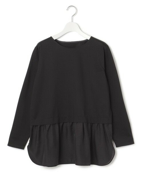 S size ONWARD(小さいサイズ) / エスサイズオンワード カットソー | 【洗える】シアータフタ コンビ カットソー | 詳細13