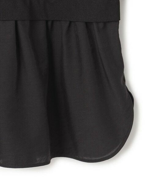 S size ONWARD(小さいサイズ) / エスサイズオンワード カットソー | 【洗える】シアータフタ コンビ カットソー | 詳細17