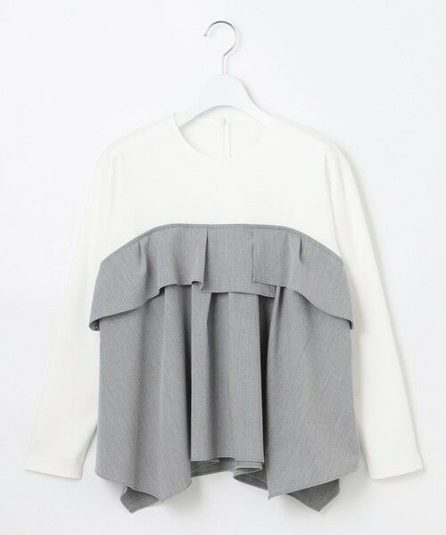 S size ONWARD(小さいサイズ) / エスサイズオンワード カットソー | 【洗える】ライトクロスビスチェコンビ ジャージー カットソー | 詳細5