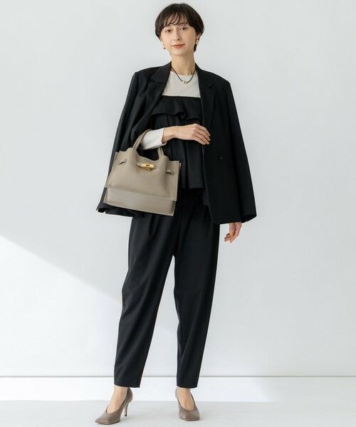 S size ONWARD(小さいサイズ) / エスサイズオンワード カットソー | 【洗える】ライトクロスビスチェコンビ ジャージー カットソー | 詳細19