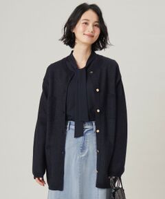 S size ONWARD(小さいサイズ) / エスサイズオンワード カーディガン・ボレロ | 【洗える】シャイニーツイードニット アウター