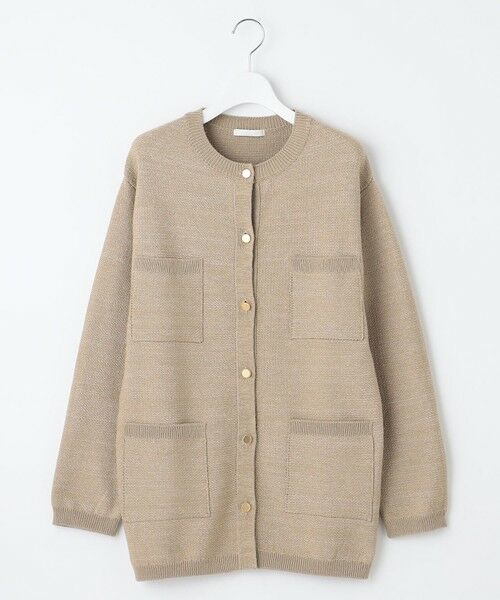 S size ONWARD(小さいサイズ) / エスサイズオンワード カーディガン・ボレロ | 【洗える】シャイニーツイードニット アウター | 詳細2
