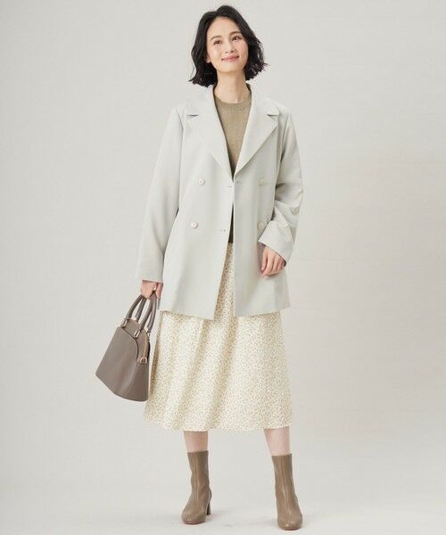 S size ONWARD(小さいサイズ) / エスサイズオンワード ニット・セーター | 【洗える】シャイニーツイードプルオーバー ニット | 詳細3