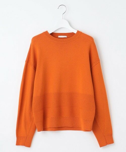 S size ONWARD(小さいサイズ) / エスサイズオンワード ニット・セーター | 【洗える】コットンポリミドルゲージ ニット | 詳細1