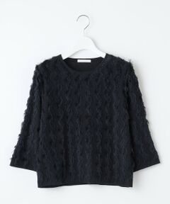 S size ONWARD(小さいサイズ) / エスサイズオンワード ニット・セーター | 【洗える】カットジャガード ニット