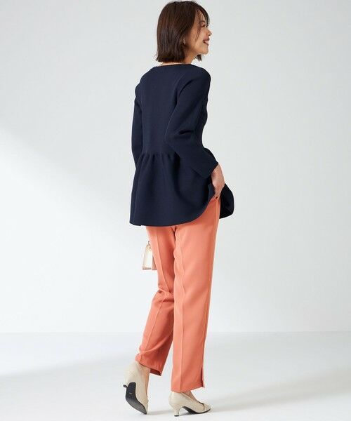 S size ONWARD(小さいサイズ) / エスサイズオンワード ニット・セーター | 【洗える】スポンディッシュペプラム ニット | 詳細2