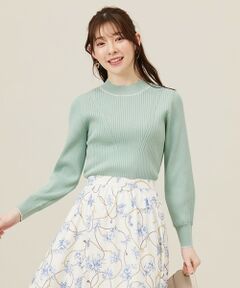 S size ONWARD(小さいサイズ) / エスサイズオンワード ニット・セーター | 【アンサンブル対応】バイカラーリブ ニット