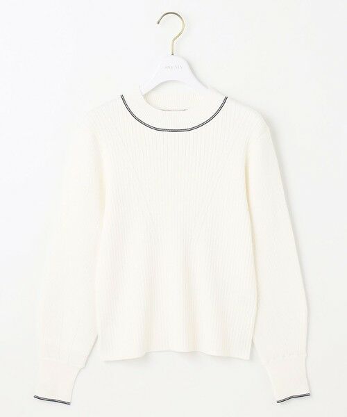 S size ONWARD(小さいサイズ) / エスサイズオンワード ニット・セーター | 【アンサンブル対応】バイカラーリブ ニット | 詳細4