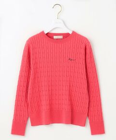 S size ONWARD(小さいサイズ) / エスサイズオンワード ニット・セーター | 【貴島明日香さんコラボ】ケーブル ニャット