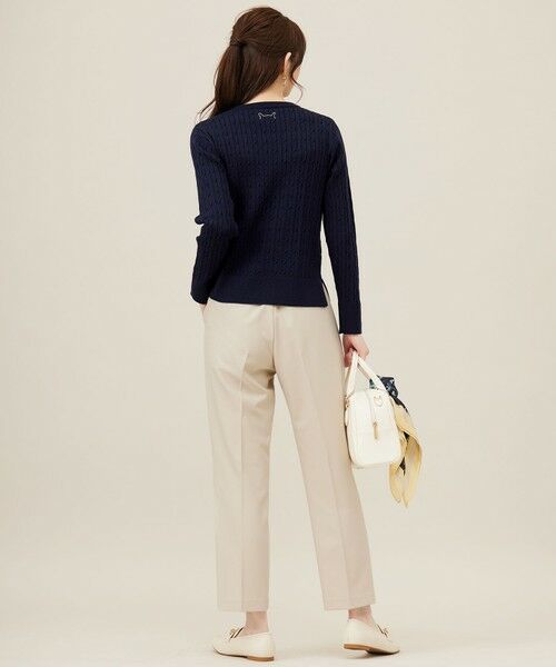 S size ONWARD(小さいサイズ) / エスサイズオンワード ニット・セーター | 【貴島明日香さんコラボ】ケーブル ニャット | 詳細16