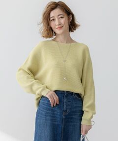 S size ONWARD(小さいサイズ) / エスサイズオンワード ニット・セーター | 【Oggi3月号掲載/洗える】コットンギマ クロップド ドルマン ニット