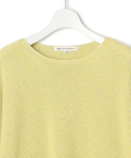 S size ONWARD(小さいサイズ) / エスサイズオンワード ニット・セーター | 【Oggi3月号掲載/洗える】コットンギマ クロップド ドルマン ニット | 詳細9