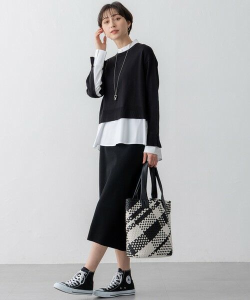 S size ONWARD(小さいサイズ) / エスサイズオンワード ニット・セーター | 【洗える】シャツ コンビネーション ニット | 詳細13