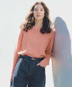 S size ONWARD(小さいサイズ) / エスサイズオンワード ニット・セーター | 【洗える】コットンルレックスリリー カラーニット