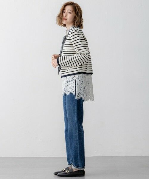 S size ONWARD(小さいサイズ) / エスサイズオンワード カーディガン・ボレロ | 【Oggi3月号掲載/洗える】ブークレコットン ニットジャケット | 詳細4