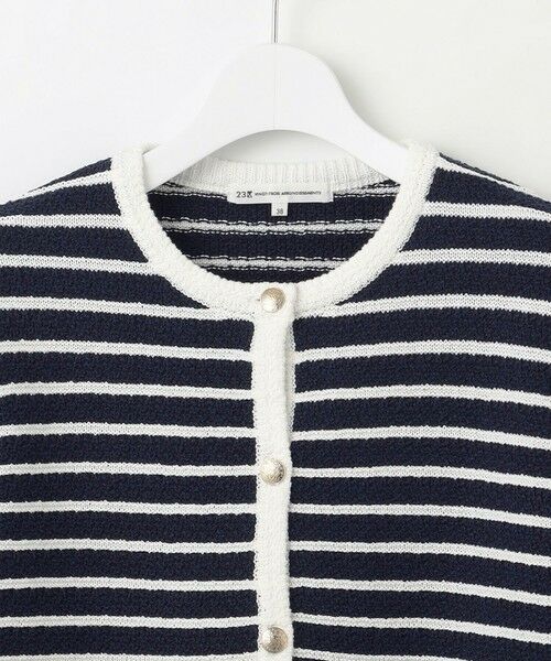 S size ONWARD(小さいサイズ) / エスサイズオンワード カーディガン・ボレロ | 【Oggi3月号掲載/洗える】ブークレコットン ニットジャケット | 詳細12