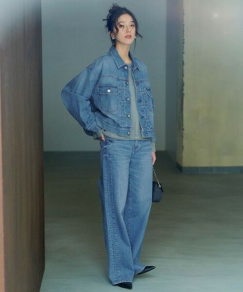 S size ONWARD(小さいサイズ) / エスサイズオンワード ニット・セーター | 【洗える】ブライトリリーヤーン クルーネック ニット | 詳細2