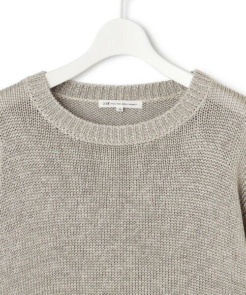 S size ONWARD(小さいサイズ) / エスサイズオンワード ニット・セーター | 【洗える】ブライトリリーヤーン クルーネック ニット | 詳細10
