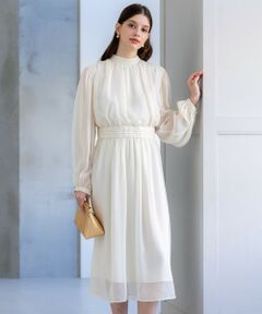 S size ONWARD(小さいサイズ) / エスサイズオンワード ドレス | 【APPLAUDIR】クレープシフォン ドレス