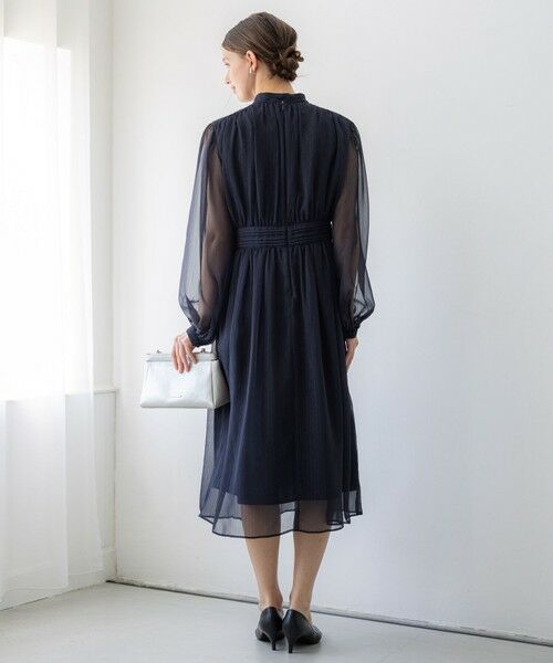 S size ONWARD(小さいサイズ) / エスサイズオンワード ドレス | 【APPLAUDIR】クレープシフォン ドレス | 詳細11