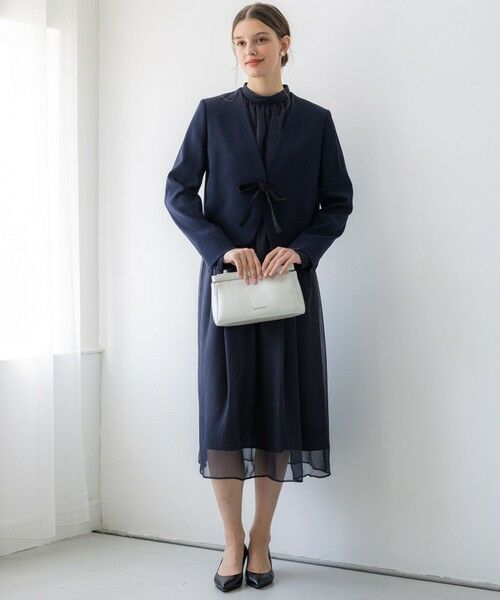 S size ONWARD(小さいサイズ) / エスサイズオンワード ドレス | 【APPLAUDIR】クレープシフォン ドレス | 詳細12