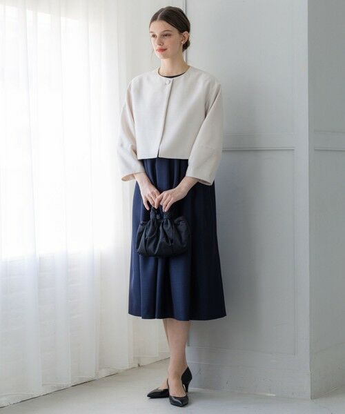 S size ONWARD(小さいサイズ) / エスサイズオンワード ドレス | 【APPLAUDIR】トリアセシャンタン ドレス | 詳細17