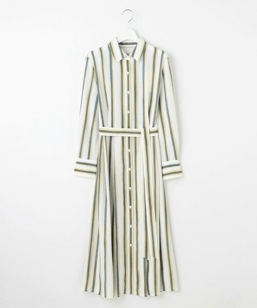 S size ONWARD(小さいサイズ) / エスサイズオンワード ミニ丈・ひざ丈ワンピース | 【カタログ掲載・洗える】ストライププリント ワンピース | 詳細3