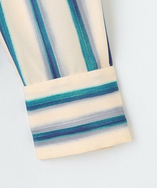 S size ONWARD(小さいサイズ) / エスサイズオンワード ミニ丈・ひざ丈ワンピース | 【カタログ掲載・洗える】ストライププリント ワンピース | 詳細10