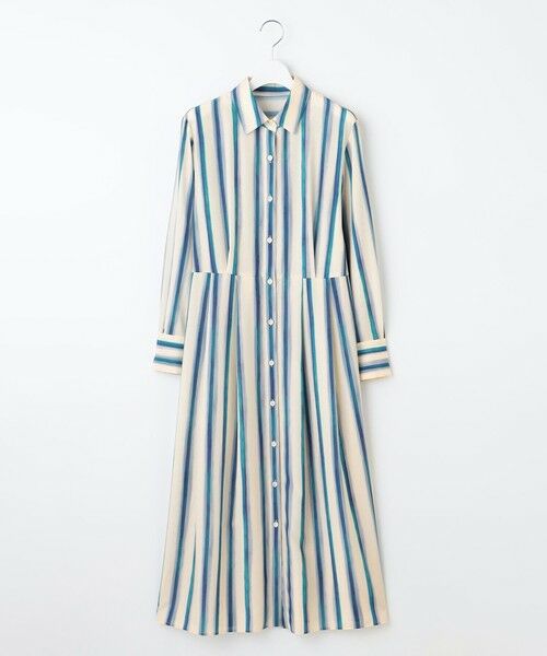 S size ONWARD(小さいサイズ) / エスサイズオンワード ミニ丈・ひざ丈ワンピース | 【カタログ掲載・洗える】ストライププリント ワンピース | 詳細14