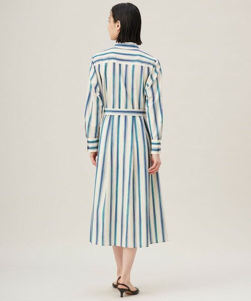 S size ONWARD(小さいサイズ) / エスサイズオンワード ミニ丈・ひざ丈ワンピース | 【カタログ掲載・洗える】ストライププリント ワンピース | 詳細5