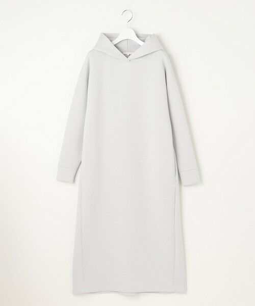 S size ONWARD(小さいサイズ) / エスサイズオンワード ロング・マキシ丈ワンピース | 【WEB限定・洗える】マットストレッチダンボールフーディー ワンピース | 詳細14