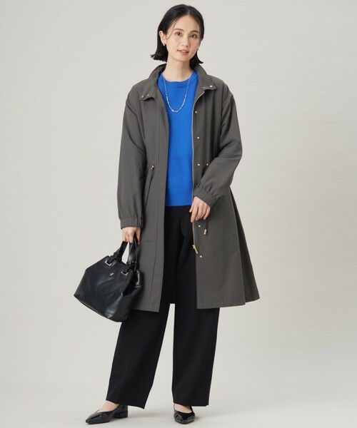 S size ONWARD(小さいサイズ) / エスサイズオンワード その他パンツ | 【洗える】ライトフィールジャージーワイドストレート パンツ | 詳細6