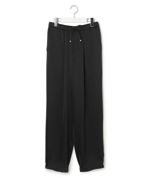 S size ONWARD(小さいサイズ) / エスサイズオンワード その他パンツ | 【洗える】ドレープサテン 2WAY ドロスト パンツ | 詳細4