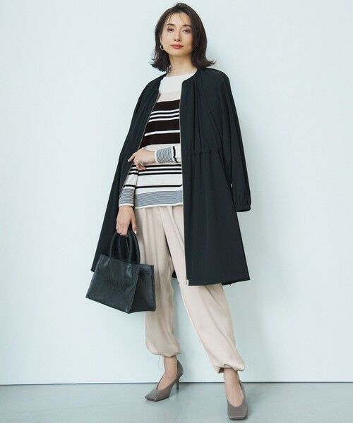 S size ONWARD(小さいサイズ) / エスサイズオンワード その他パンツ | 【洗える】ドレープサテン 2WAY ドロスト パンツ | 詳細14