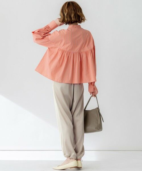 S size ONWARD(小さいサイズ) / エスサイズオンワード その他パンツ | 【洗える】ドレープサテン 2WAY ドロスト パンツ | 詳細17