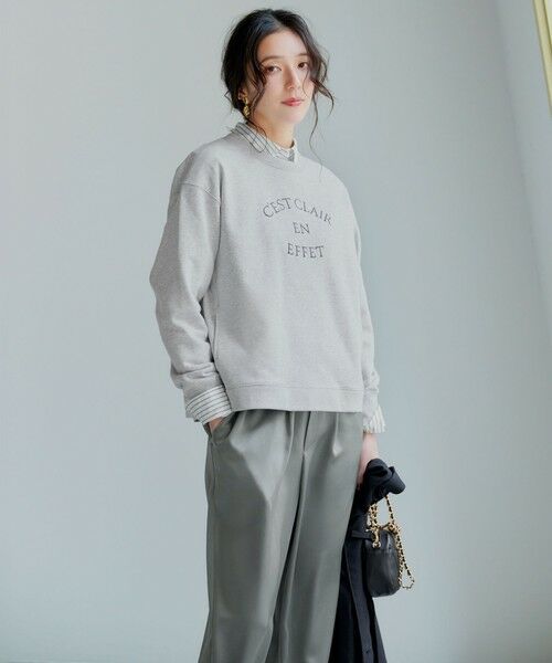 S size ONWARD(小さいサイズ) / エスサイズオンワード その他パンツ | 【洗える】ドレープサテン 2WAY ドロスト パンツ | 詳細24